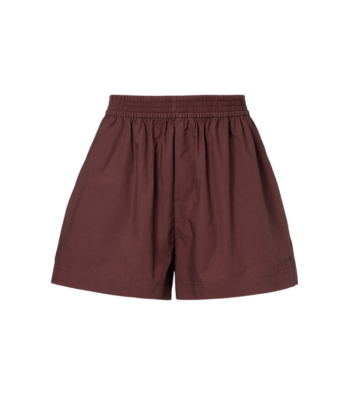 Photo: Varley Morales cotton poplin shorts