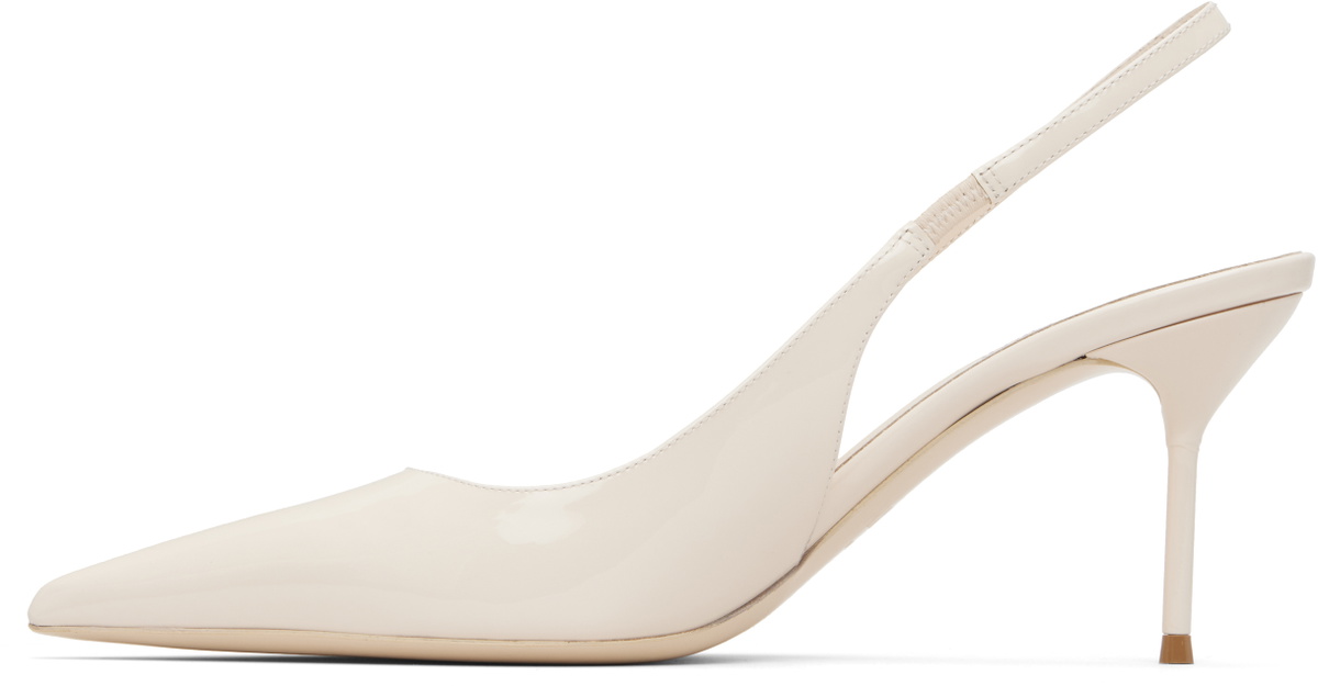 Paris Texas Off-White Lidia Slingback 70 Heels