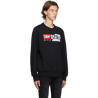 Diesel Black S-Girk Cuty Sweatshirt