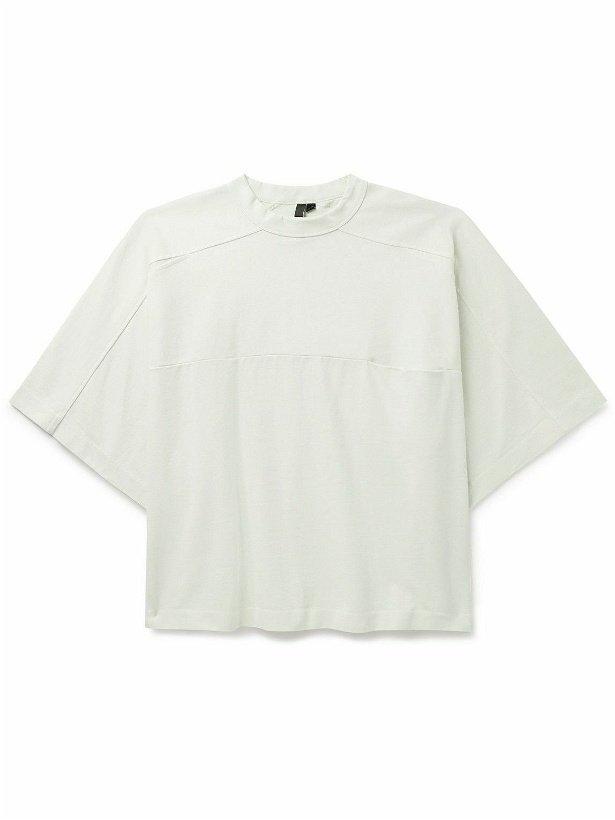 Photo: Entire Studios - Panelled Organic Cotton-Jersey T-Shirt - Neutrals