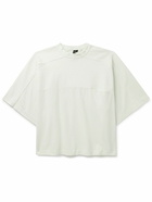 Entire Studios - Panelled Organic Cotton-Jersey T-Shirt - Neutrals