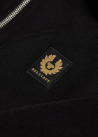 Belstaff Half-zip Logo Cotton Sweatshirt Black