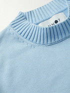 NN07 - Tony Garment-Dyed Cotton Sweater - Blue