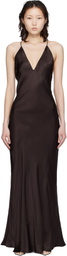 ANINE BING Brown Laurel Maxi Dress