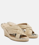 Burberry Woven espadrille wedges