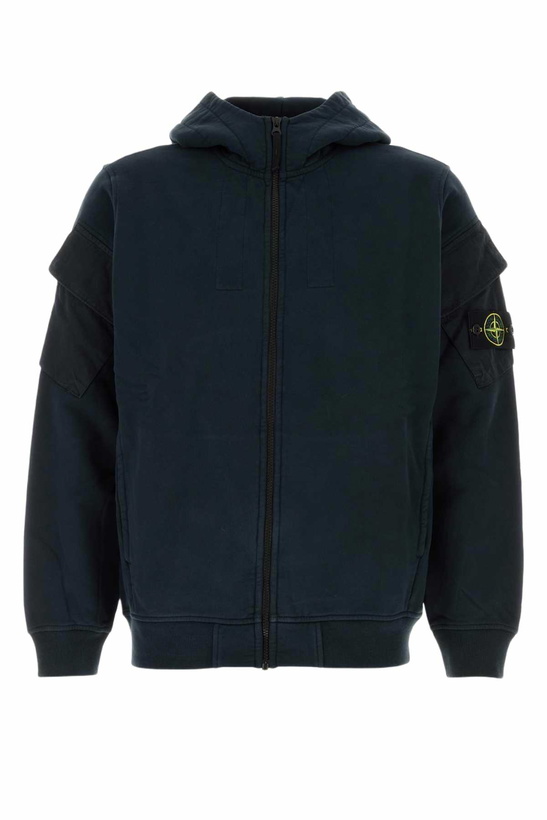 Photo: Stone Island Midnight Blue Cotton Sweatshirt