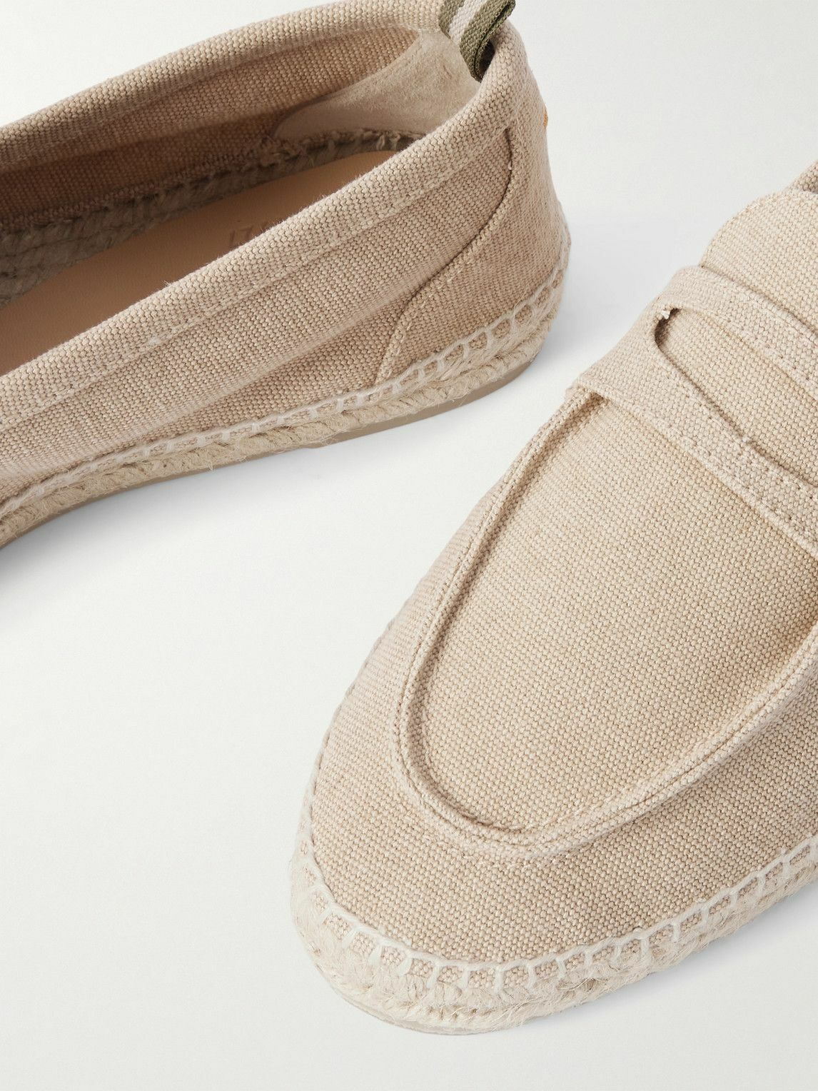Castañer - Nacho Washed-Canvas Espadrilles - Neutrals