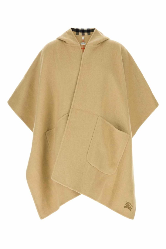 Photo: Burberry Beige Cashmere Reversibile Cape