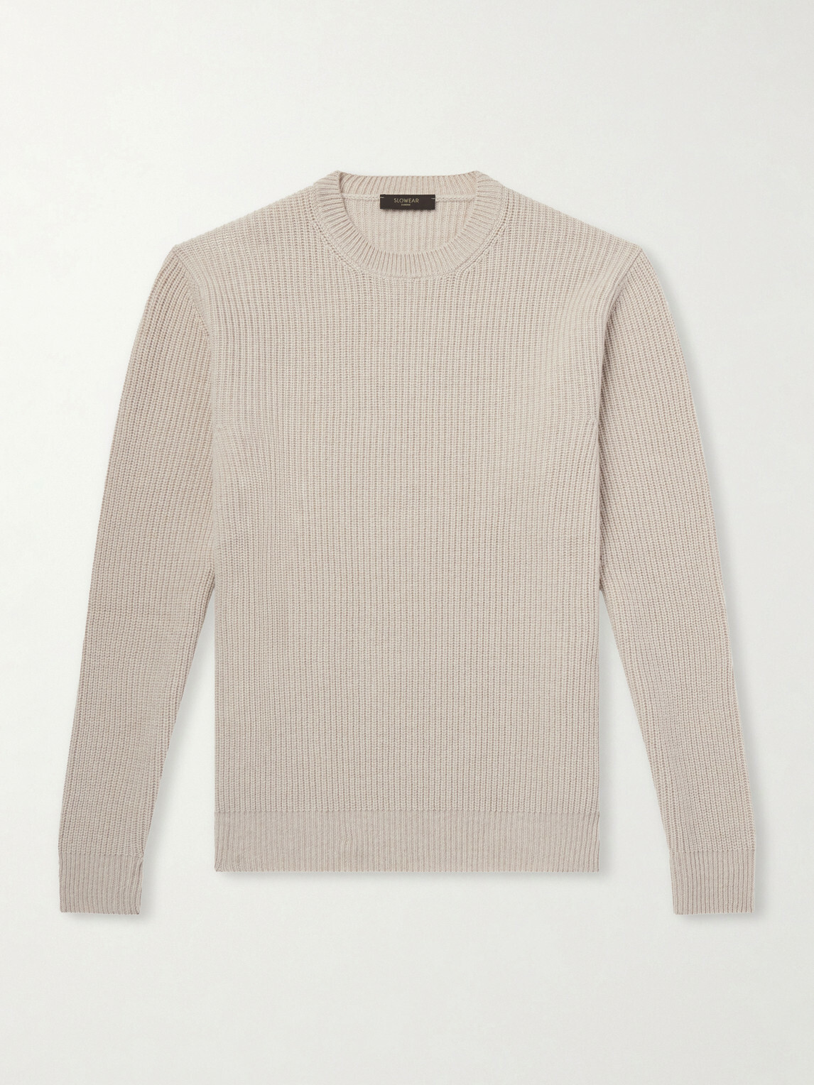 Slowear - Ribbed Cashmere Sweater - Neutrals