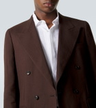 Umit Benan Richard linen and wool suit jacket