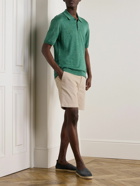 Mr P. - Straight-Leg Organic Cotton-Blend Corduroy Shorts - Neutrals