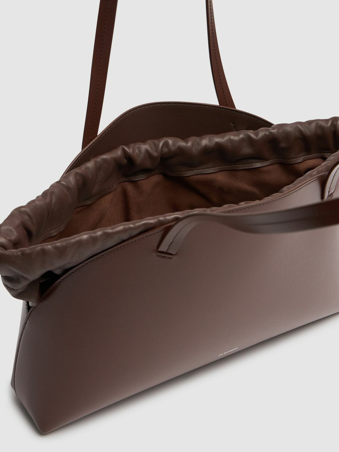 JIL SANDER Medium Curve Palmellato Leather Bag Jil Sander