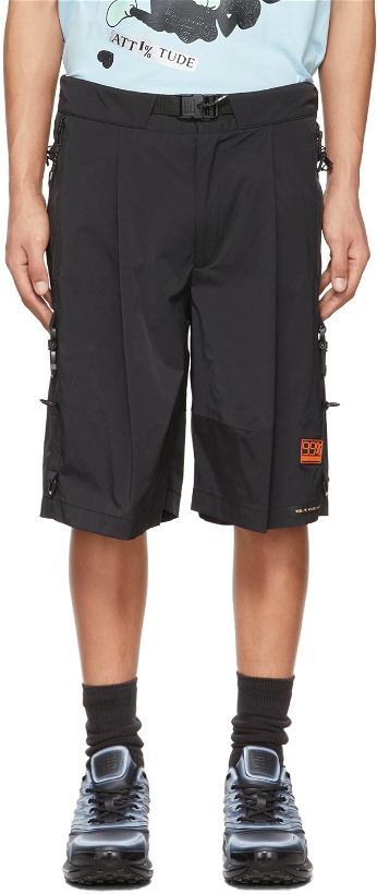 Photo: 99% IS Black D-Ring Shorts