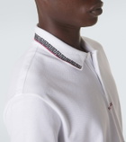 Versace Greca cotton piqué polo shirt