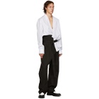 D by D Black Wide Trousers