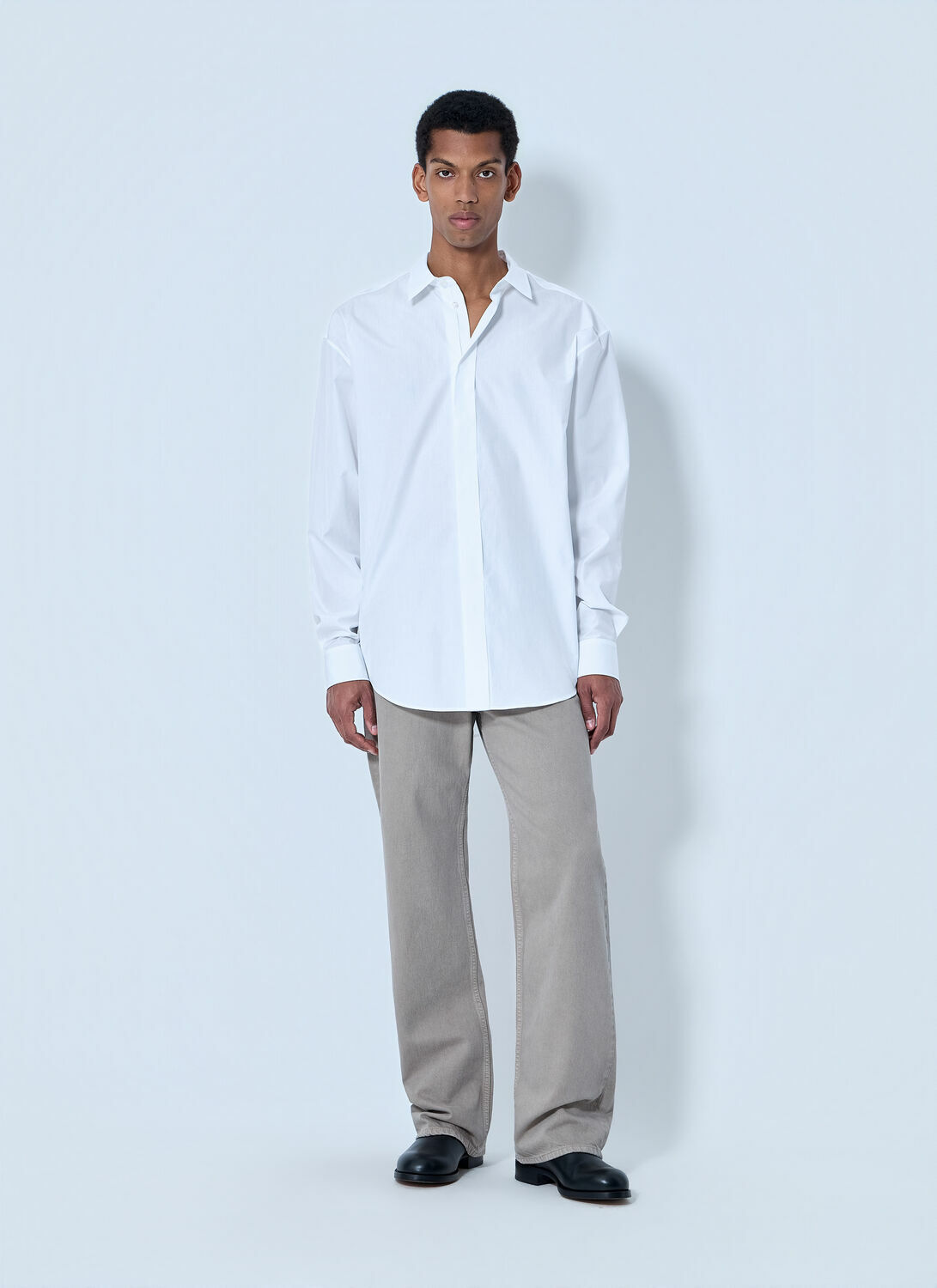 The Row Cotton Poplin Long-Sleeve Shirt