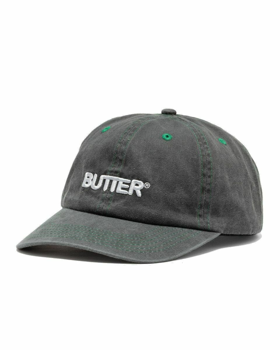 Photo: Butter Goods Rounded Logo 6 Panel Cap Black - Mens - Caps