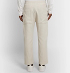 Barena - Cotton-Twill Drawstring Trousers - White