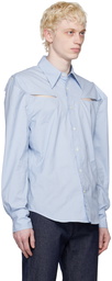 K.NGSLEY Blue Hanky Shirt