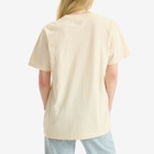 Sporty & Rich Women's H&W Crest T-Shirt in Cream