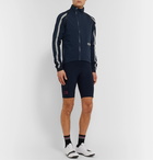 Rapha - Grosgrain-Trimmed Shell Cycling Jacket - Blue