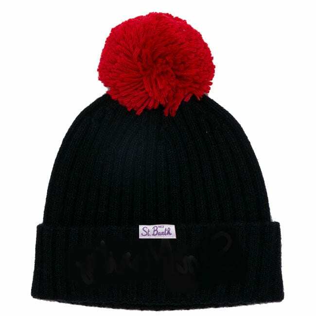MC2 Saint Barth Hat With Pompon And Sun Moritz Embroidery