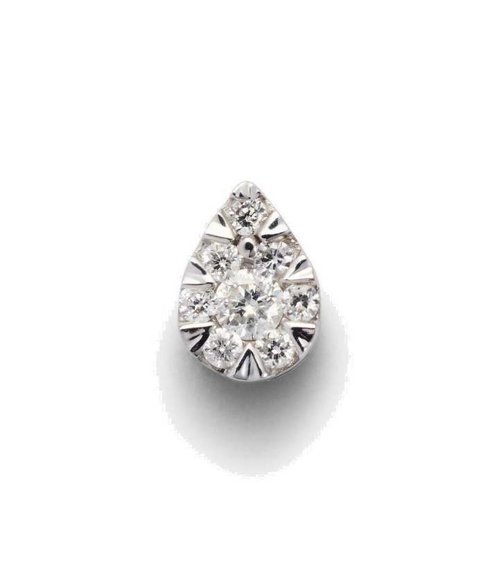 Photo: Persée Piercing 18kt white gold single earring with diamonds