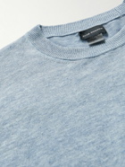 Club Monaco - Slim-Fit Linen Sweater - Blue