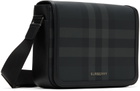 Burberry Black Small Alfred Messenger Bag