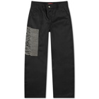 Pleasures Men's Shadow Play Work Trousers in Black