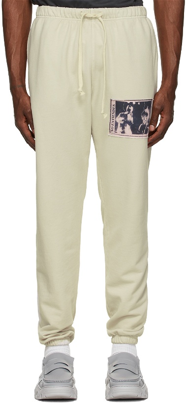 Photo: Mr. Saturday Off-White Patchwork Lounge Pants