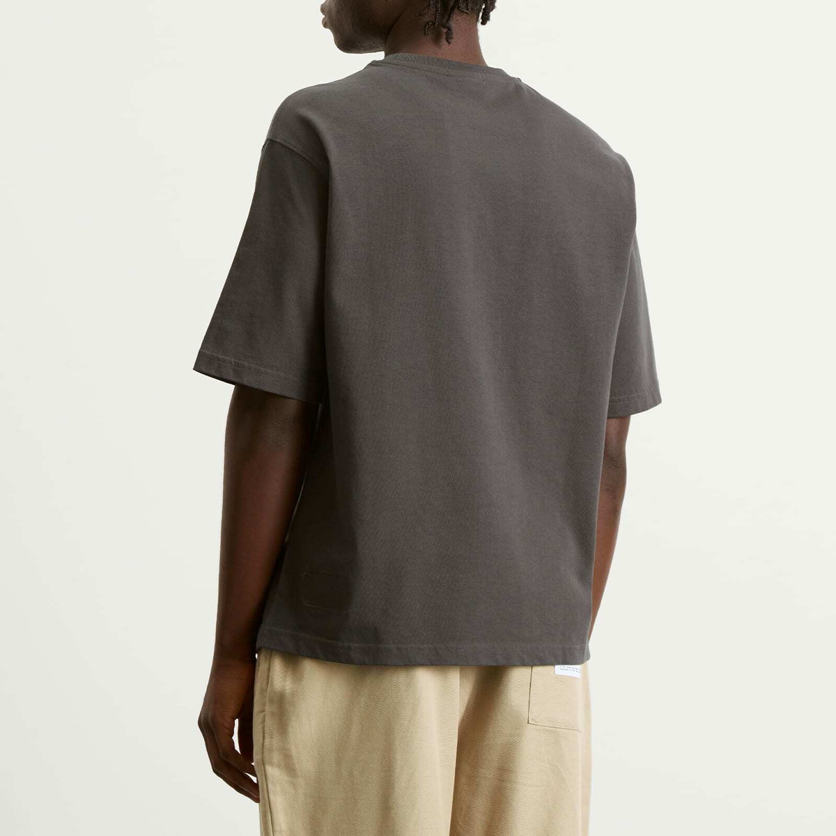 Diadora Men's x Palmes Legacy T-Shirt in Black Oyster
