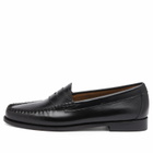 Bass Weejuns Women's Penny Loafer in Black Leather