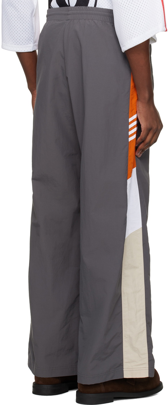 Martine Rose Gray Wide Leg Track Pants Martine Rose Martine Rose Gray Wide Leg Track Pants Martine Rose
