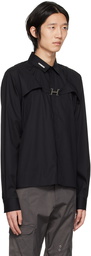 HELIOT EMIL Black Regalia LS Shirt