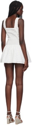 Frankies Bikinis White Christa Minidress