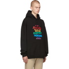 VETEMENTS Black Overpriced Birthday Hoodie