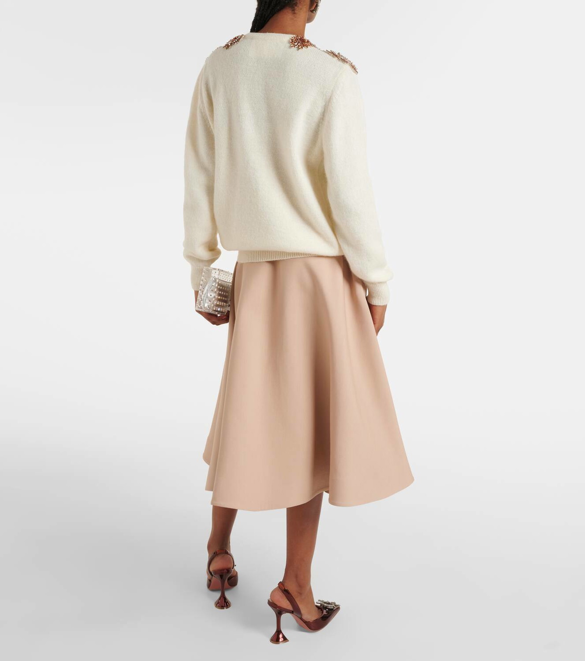 Costarellos Crystal-embellished sweater