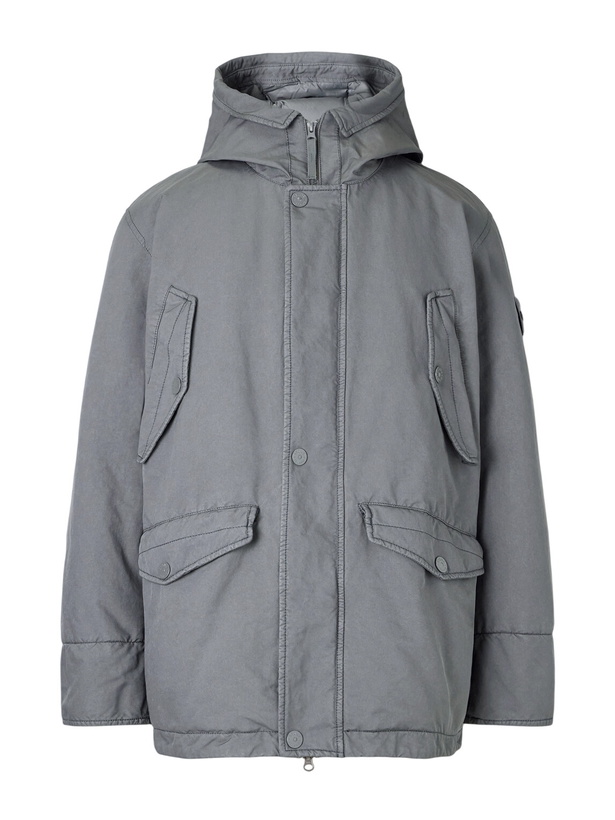 Photo: Stone Island - David-Light TC Down Parka - Gray