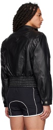 BARRAGÁN Black Cucaracha Leather Jacket