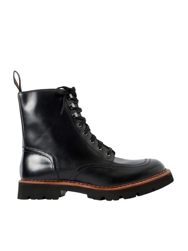 Photo: Grenson - Noha Leather Lace-Up Boots - Black