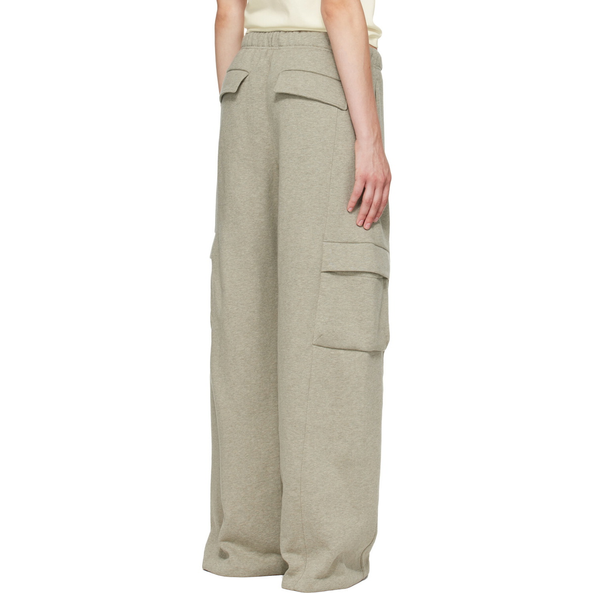 Fear of God ESSENTIALS Gray Cargo Relaxed Sweatpants