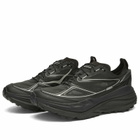 HOKA ONE ONE U Stinson One7 Sneaker in Black/Silver