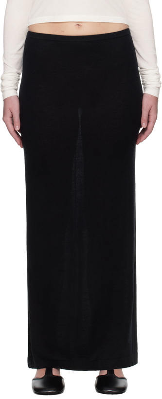 Photo: ÉTERNE Black Emma Maxi Skirt