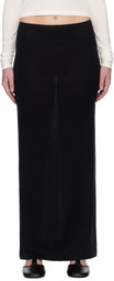 ÉTERNE Black Emma Maxi Skirt