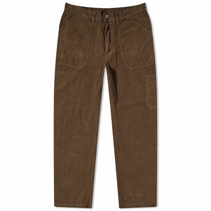 Photo: Albam Men's Cord Work Pant in Olive