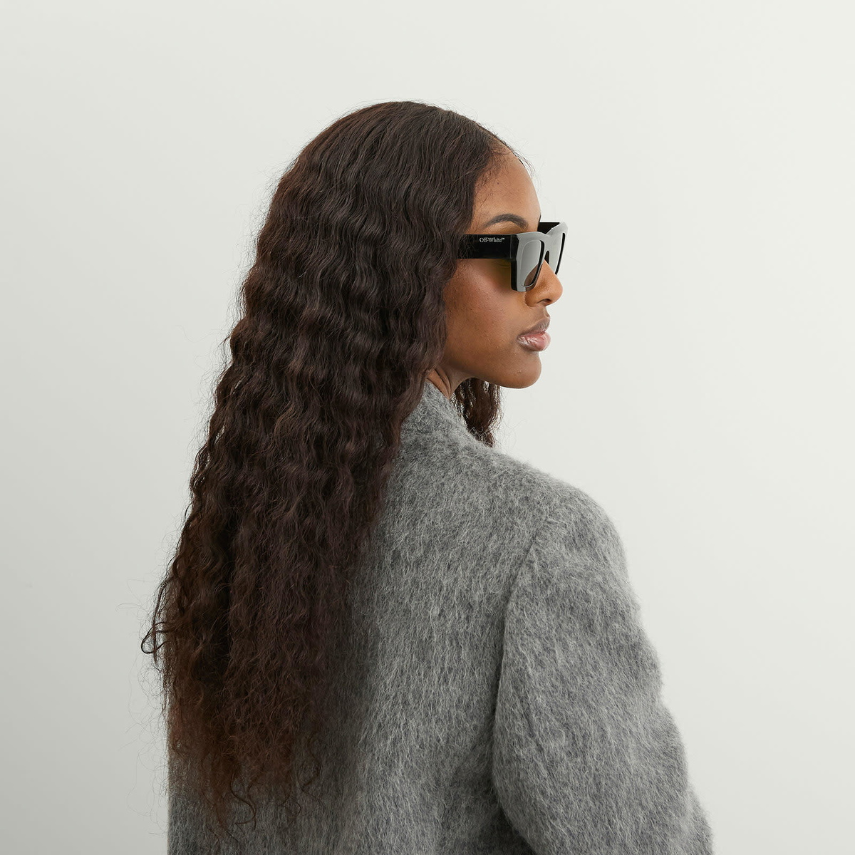 Off-White Sunglasses Davie Sungalsses in Black/Green 