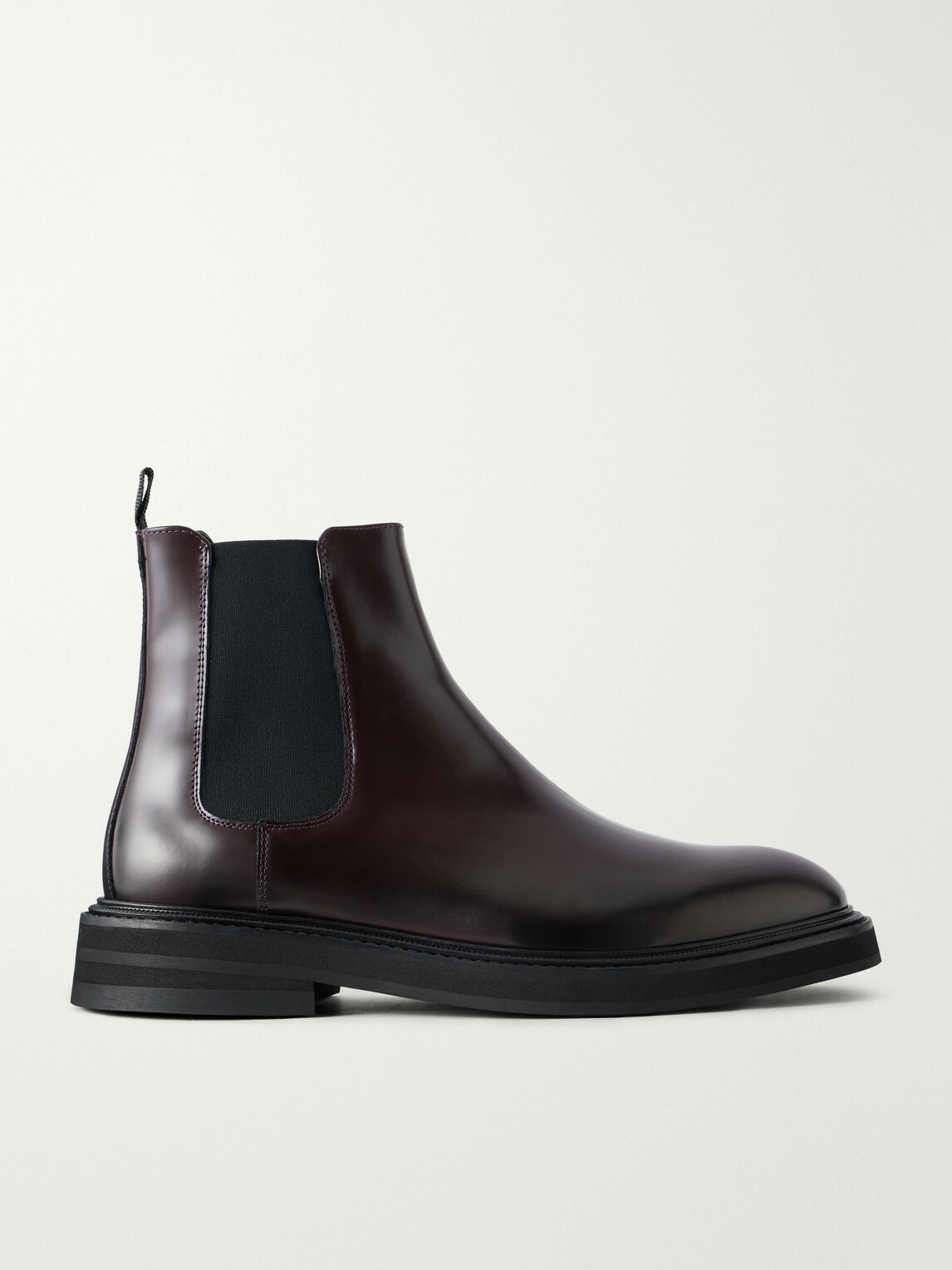 VINNY's - Officer Leather Chelsea Boots - Burgundy