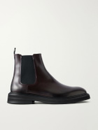 VINNY's - Officer Leather Chelsea Boots - Burgundy