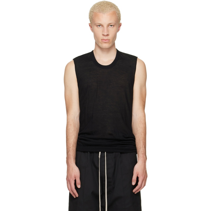 Photo: Rick Owens Black Tower Basic SL Tank Top